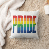 Retro Regenboog Pride Typografie Shirt Ontwerp_1 Kussen (Deken)