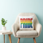 Retro Regenboog Pride Typografie Shirt Ontwerp_1 Kussen (Stoel)
