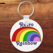 Retro regenboog Sleutelhanger (Voorkant)