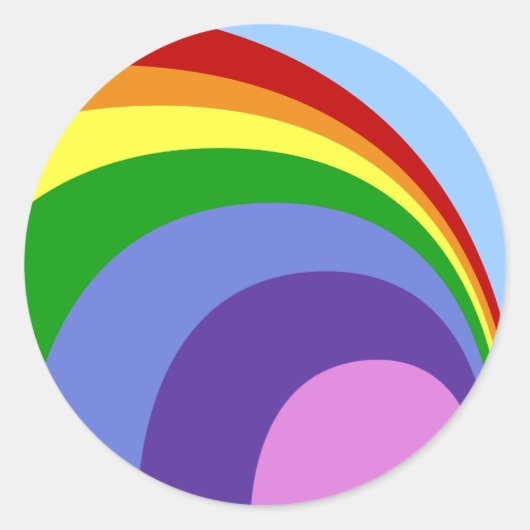 Retro Regenboog Stickers (Voorkant)