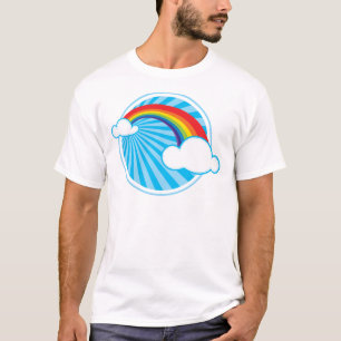 RETRO REGENBOOG T-SHIRT