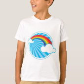 RETRO REGENBOOG T-SHIRT (Voorkant)