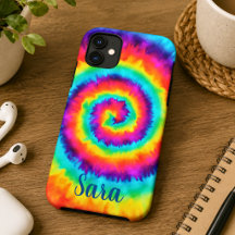 Retro Regenboog Tie Dye