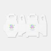 Retro regenboog twinkle twinkle kleine sterren bab bedankdoosjes (Uitgevouwen)