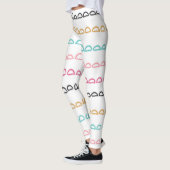 Retro regenboogboog leggings (Links)