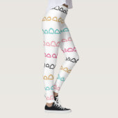 Retro regenboogboog leggings (Rechts)
