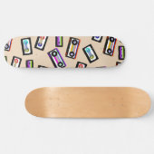 Retro regenboogCassettebandjes #1 #wall #art Persoonlijk Skateboard (Horizontaal)