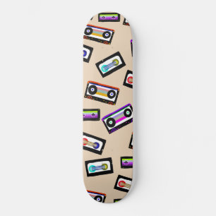 Retro regenboogCassettebandjes #1 #wall #art Persoonlijk Skateboard