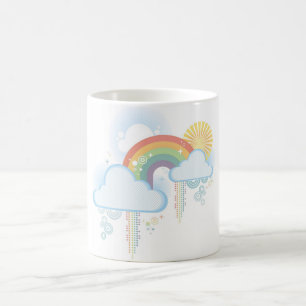 Retro-regenboogMok Koffiemok