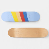 Retro-regenboogskateboard Persoonlijk Skateboard (Horizontaal)