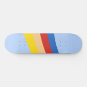 Retro-regenboogskateboard Persoonlijk Skateboard (Horizontaal)