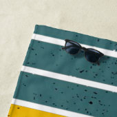 Retro  regenboogstrepen strandlaken (In situ)