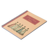 Retro Regency Dames Notitieboek voor Jane Austen F (Linkerzijde)