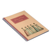 Retro Regency Ladies Notitieboek voor Jane Austen  (Rechterzijde)