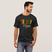 Retro Reggae Music One Drop Jamaica Roots & Cultur T-shirt (Voorkant volledig)