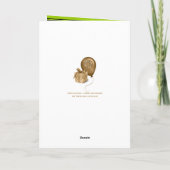 Retro Reggae Vinyl Record Gepersonaliseerde Kaarte Kaart (Achterkant)