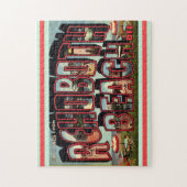 Retro Rehoboth Beach 11x14 Legpuzzel (Verticaal)