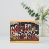 Retro Rehoboth Beach Briefkaart (Staand voorkant)