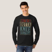 Retro Reight Outta Knee Chirurgie T-shirt (Voorkant volledig)