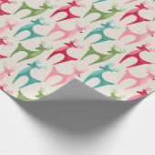 Retro Reindeer ©studioxtine Cadeaupapier (Hoek)
