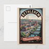 Retro Reis Bethlehem Pennsylvania Briefkaart (Voorkant / Achterkant)