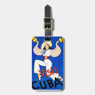 Retro Reis Cuba Bagagelabel