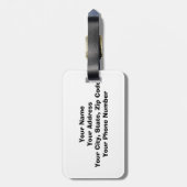 Retro Reis Cuba Bagagelabel (Achterkant verticaal)