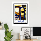 Retro reis Duitsland Het Zwarte Woud Poster (Thuiskantoor)