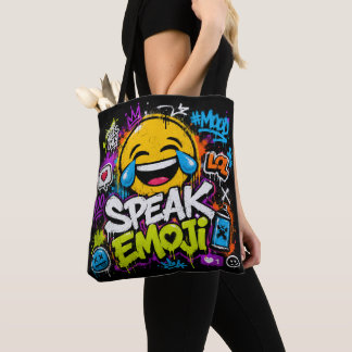 Retro Reis Emoji Herbruikbare Boodschappentas Tote Bag