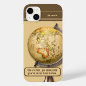 Retro Reis Inspirerend & Gepersonaliseerd Case-Mate iPhone Case (Achterkant)