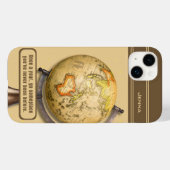 Retro Reis Inspirerend & Gepersonaliseerd Case-Mate iPhone Case (Achterkant (horizontaal))