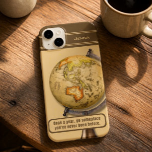 Retro Reis Inspirerend & Gepersonaliseerd Case-Mate iPhone 14 Plus Hoesje