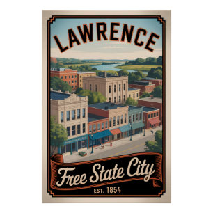 Retro Reis Lawrence Kansas Perfect Poster