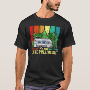 retro-reisaanhanger Ik haat het uittrekken T-shirt