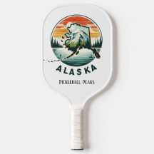 Retro reiskaart van Alaska