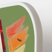 Retro-reiskaart van de staat Alabama Pickleball Paddle (Links Detail)