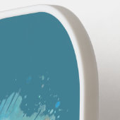 Retro-reiskaart van de staat Georgia Pickleball Paddle (Links Detail)