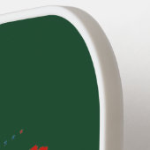 Retro-reiskaart van de staat Kansas Pickleball Paddle (Links Detail)