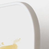 Retro-reiskaart van de staat Louisiana Pickleball Paddle (Links Detail)