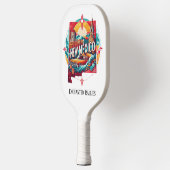 Retro Reiskaart van de staat New Mexico Pickleball Paddle (Links)