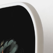 Retro Reiskaart van Maryland State Pickleball Paddle (Links Detail)