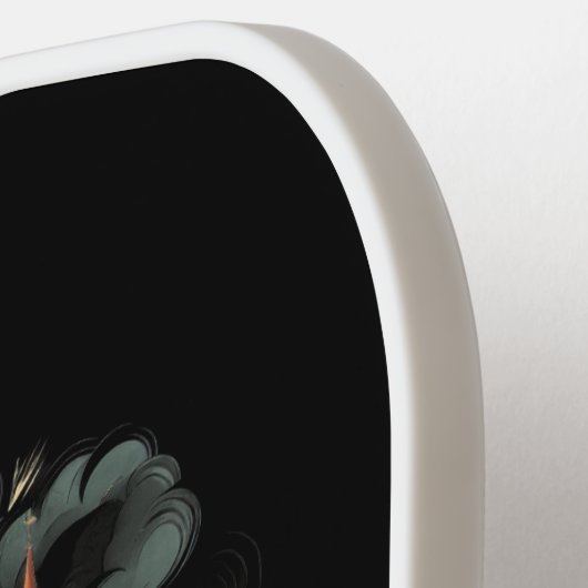 Retro Reiskaart van Maryland State Pickleball Paddle (Links Detail)