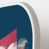 Retro Reiskaart van Washington State Pickleball Paddle (Links Detail)