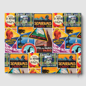 Retro Reislabels Gastenboek (Achterkant)