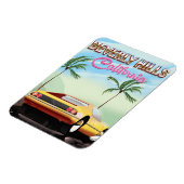 Retro reisposter Beverly Hills California Magneet (Linkerzijde)