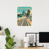 Retro Reisposter - Copacabana Beach Poster (Thuiskantoor)