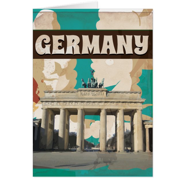 RETRO REISPOSTER DUITSLAND (Voorkant)