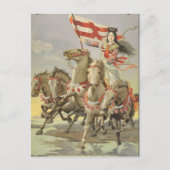  retro-reisposter Osaka Japan Briefkaart (Voorkant)