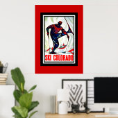 Retro reisposter Ski Colorado Poster (Thuiskantoor)