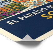 Retro reisposter uit de jaren 60 van Costa del Sol Poster (Hoek)